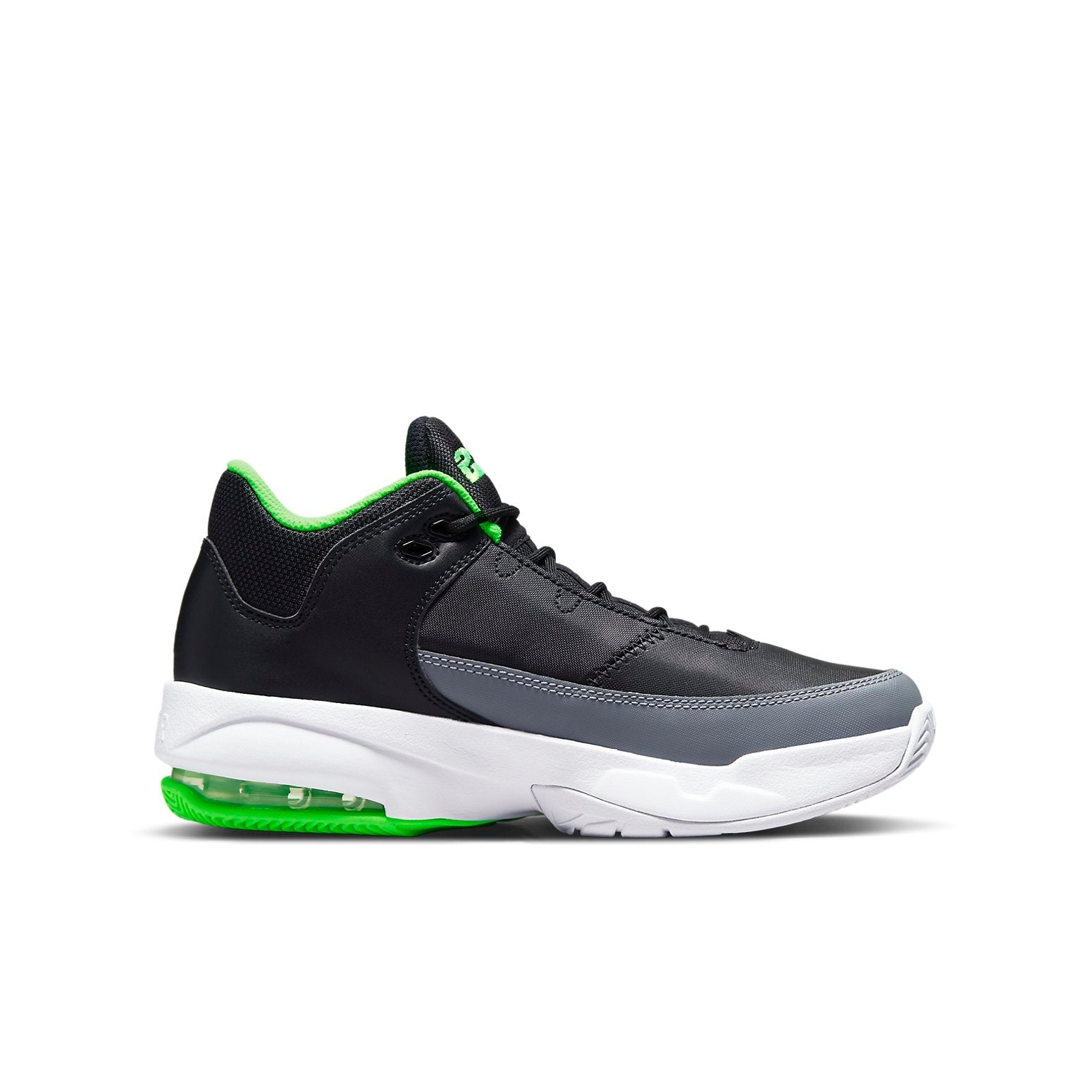 (GS) Air Jordan Max Aura 3 'Black Green Strike' DA8021-003