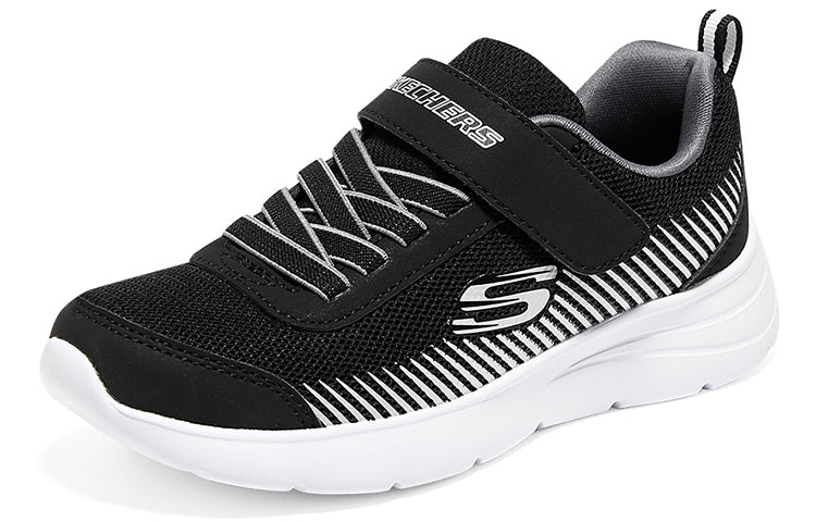 (GS) Skechers Microspec Gorza Shoes 'Black White' 415016L-BKGY