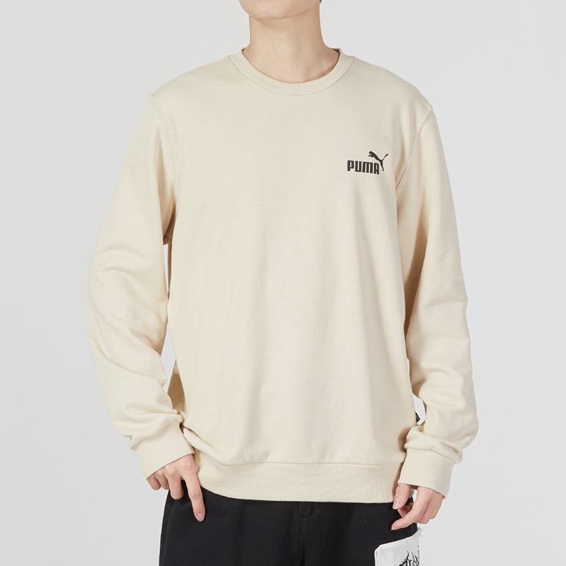 PUMA Ess Small Logo Crew Logo Sweater 'Beige' 621562-85