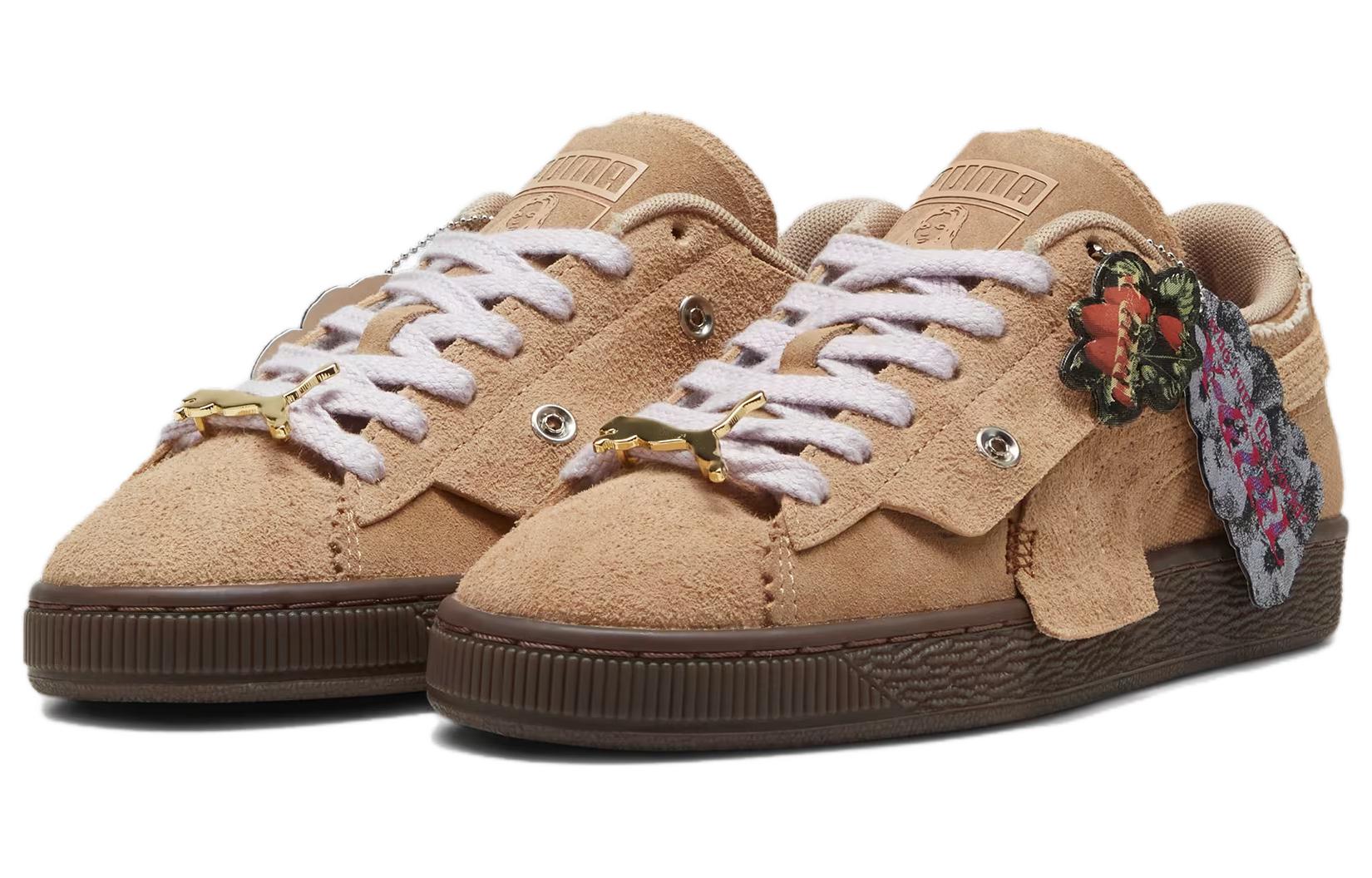 (WMNS) PUMA Suede x X-Girl 'Toasted Almond' 396251-02