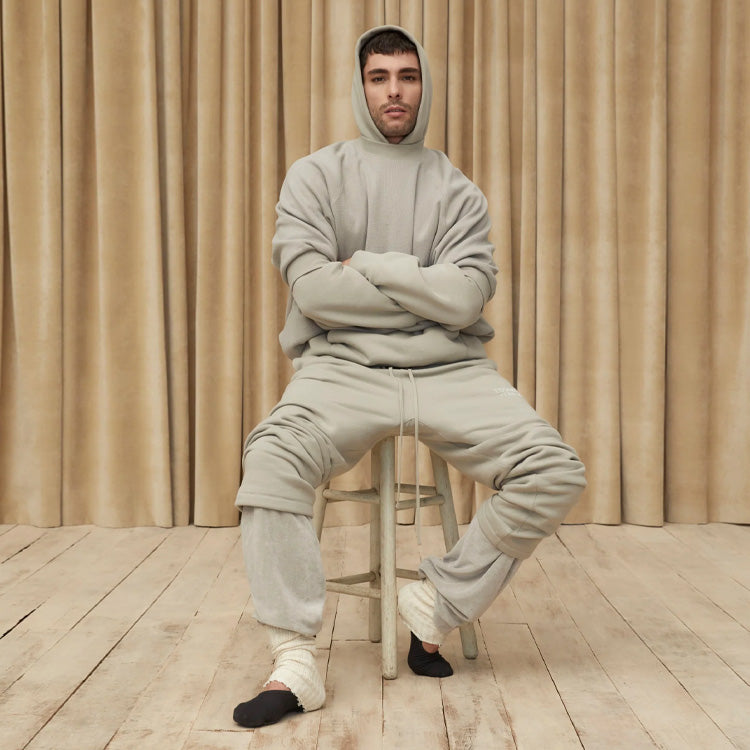 Fear of God Essentials SS23 Ss Waffle Sweatshirt 'Seal' FOG-SS23-051