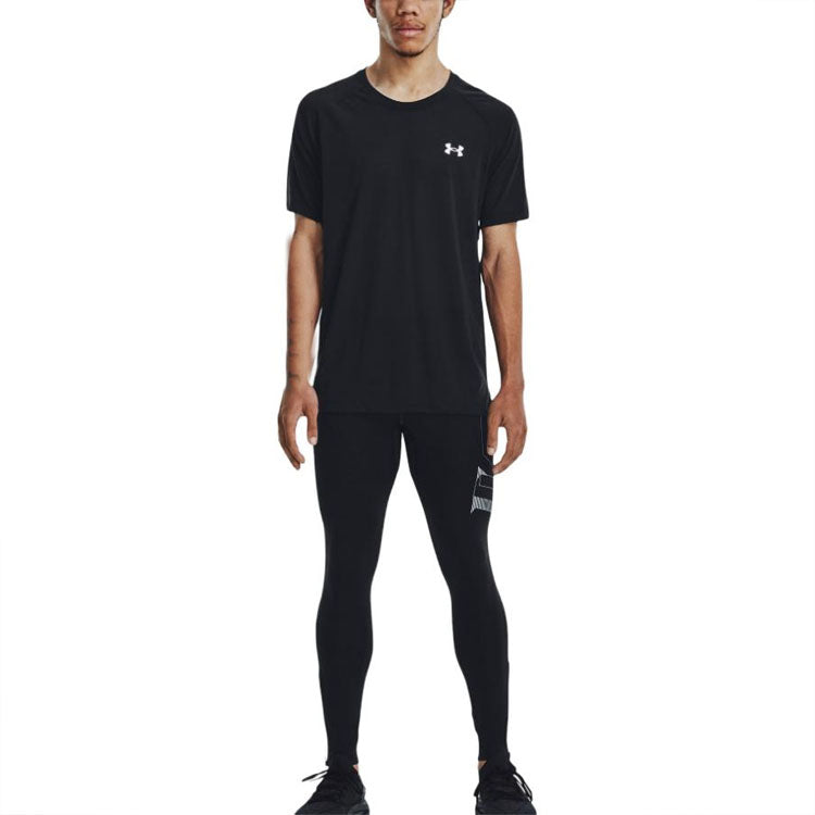 Under Armour Running Graphic Tights 'Black' 1374703-002