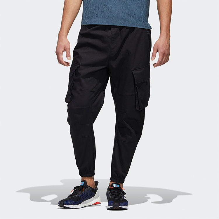 adidas Th Pnt Cargo Leisure Sports Big Pocket Suit Trousers Men's Black GM4418