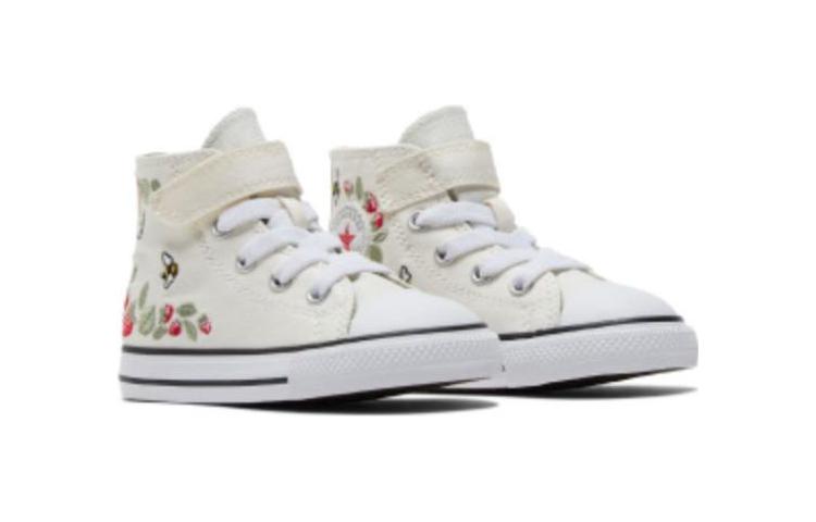 (TD) Converse All Star 1V Hi 'White Strawberry' A06848C