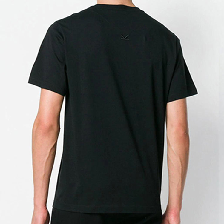 Men's KENZO Cotton Short Sleeve Black F005TS0004AA