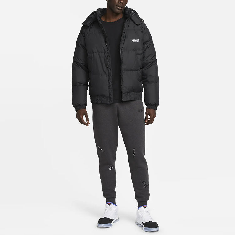 Nike LeBron Down Basketball Jacket 'Black' DQ6140-010