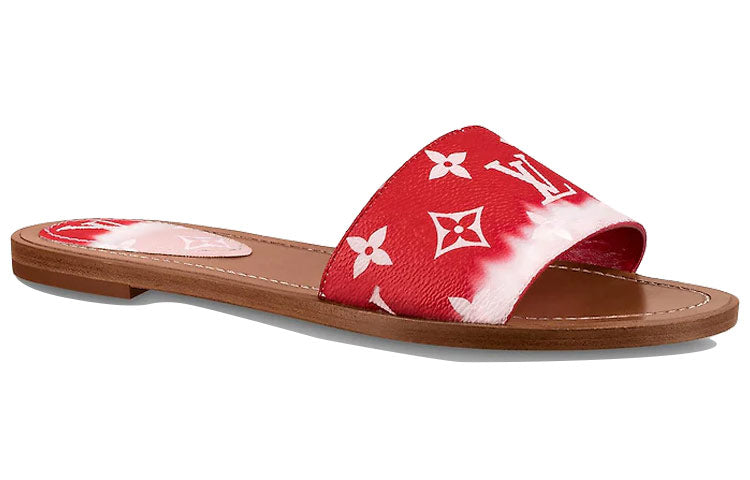 (WMNS) LOUIS VUITTON Lock It Slides 'Red Monogram' 1A7TNC