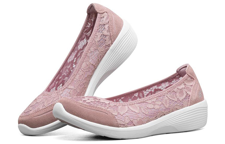 (WMNS) Skechers Arya Low-Top Loafers Pink 66666292-MVE