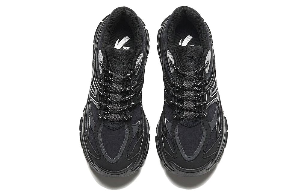 (WMNS) ANTA Chunky Shoes 'Black Silver' 922348806-2