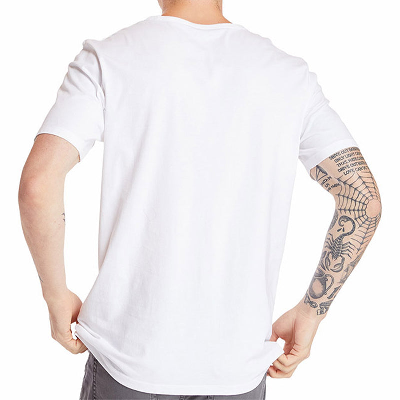 Men's Timberland Logo Printing Short Sleeve White A22SCZ47