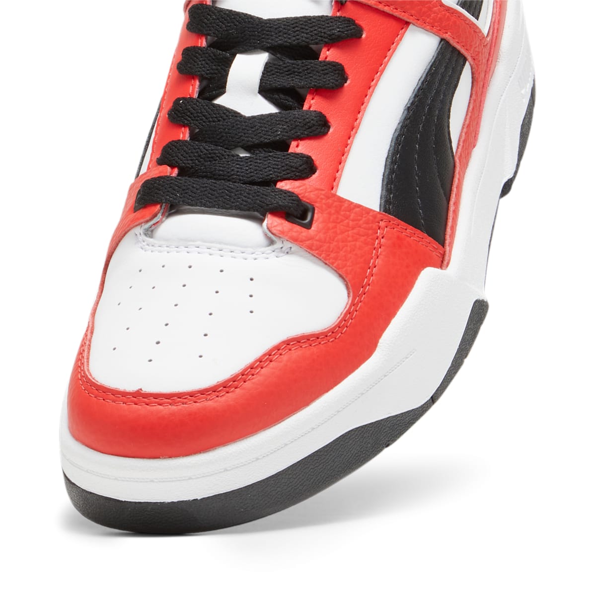 PUMA Slipstream Leather 'White Black Red' 387544-25