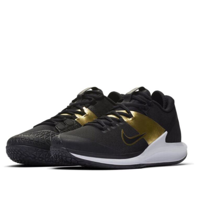 Nike Court Air Zoom Zero HC 'Black Metallic Gold' AA8018-005
