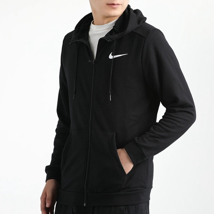 Men's Nike DRI-FIT Zipper Training Black CJ4318-010