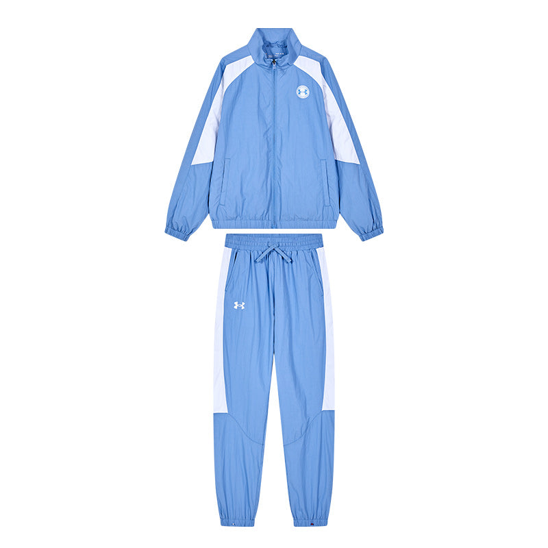 (GS) Under Armour Sportswear Track Jacket and Pants 'Blue White' 233204470