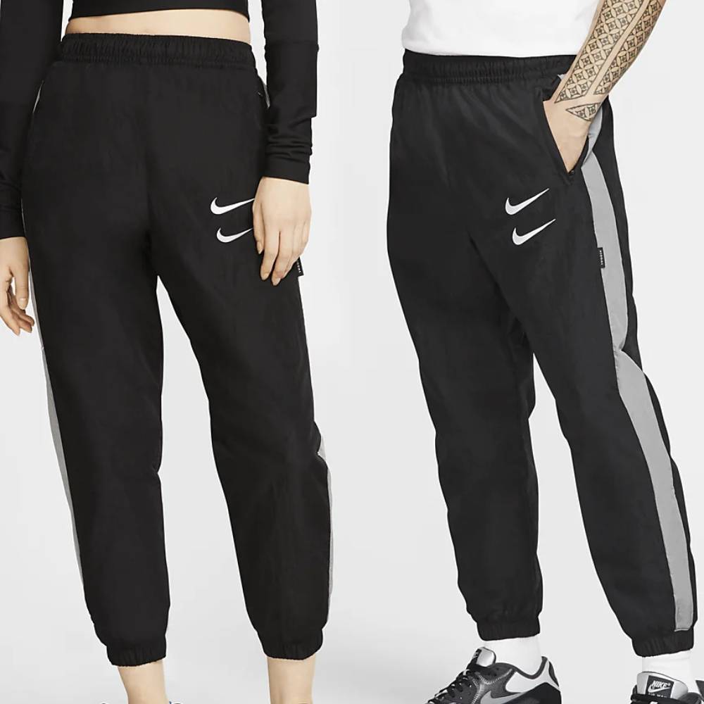 Nike Woven Bundle Feet Casual Sports Long Pants Black CJ4878-010