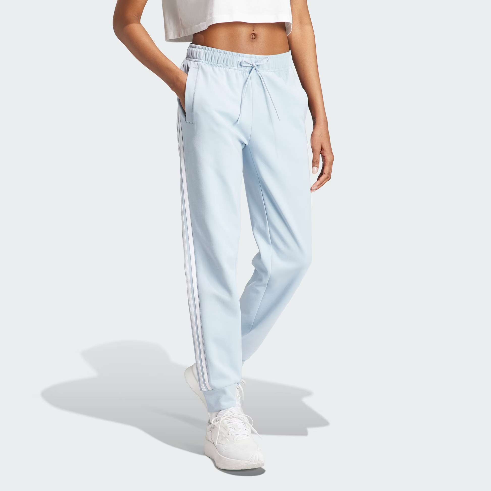 (WMNS) adidas Future Icons 3-Stripes Regular Pants Asia Sizing 'Blue' IT6342