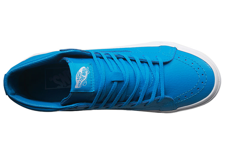 Vans SK8-Hi Slim Neon Leather Neon Blue VN0A32R2MXQ