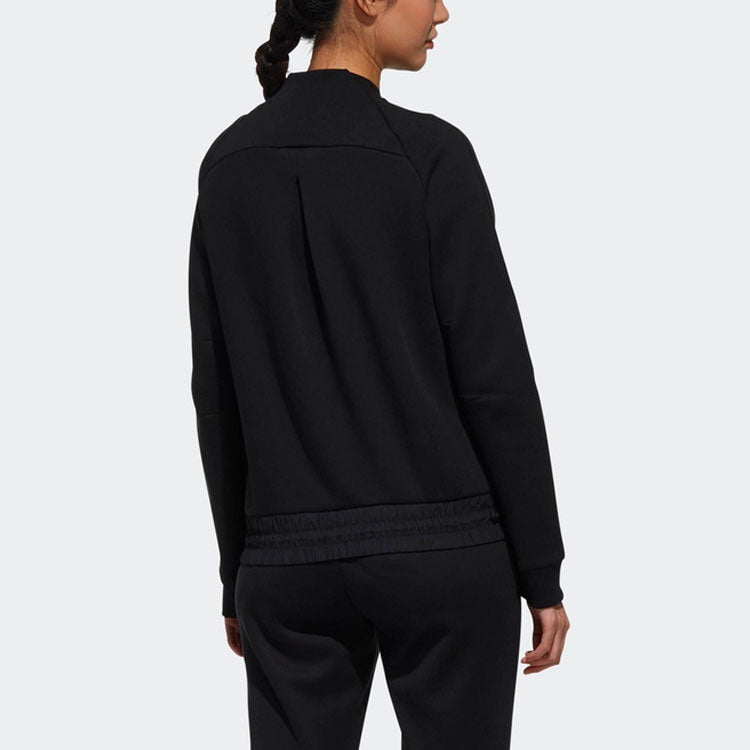 (WMNS) adidas Bomber Knitted Brand 'Black' DW4568