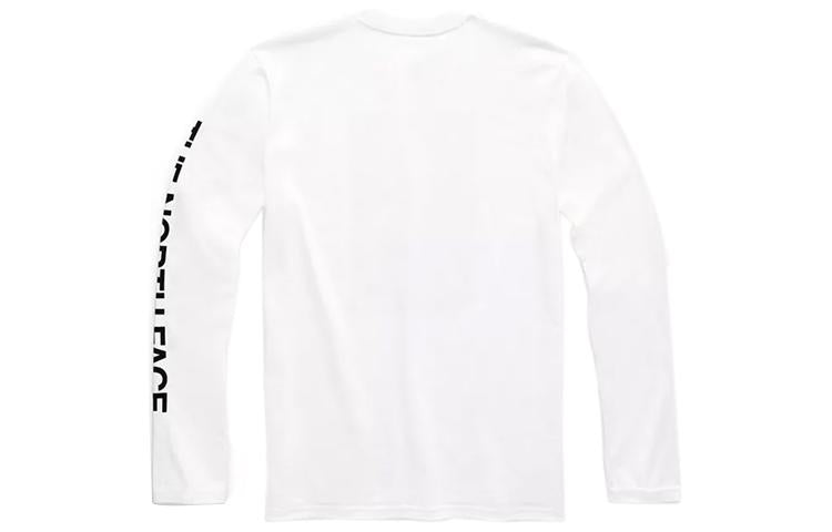 Men's THE NORTH FACE92 Retro Printing Long Sleeves White NF0A47NBFN4