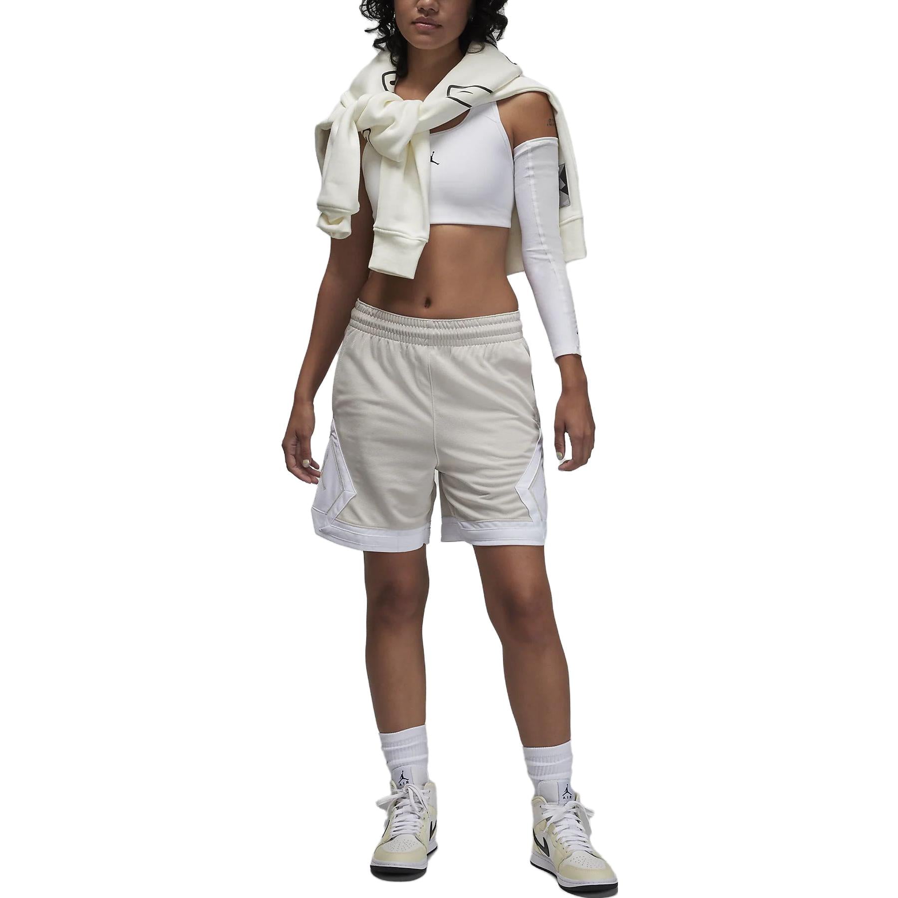 (WMNS) Air Jordan Sport Diamond Shorts 'Sand' FB4588-008