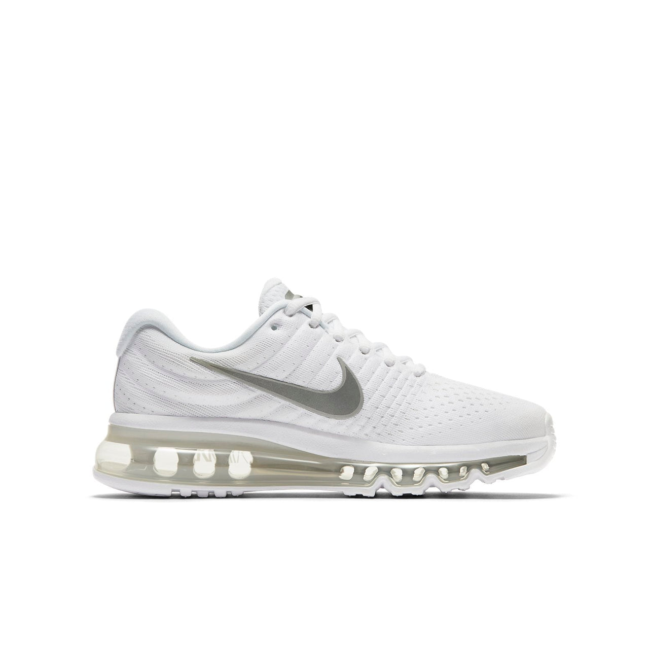 (GS) Nike Air Max 2017 'White Metallic Silver' 851622-100