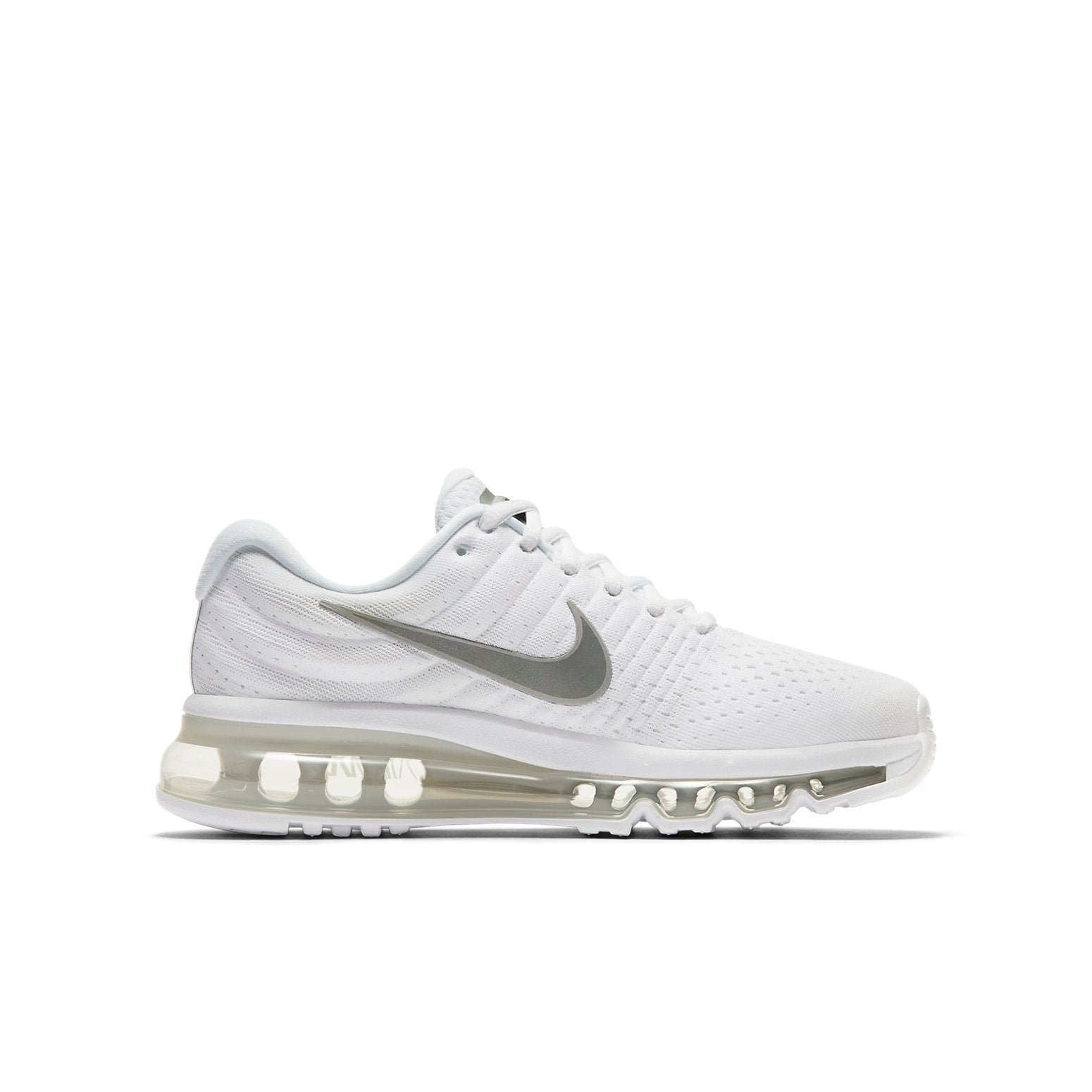 (GS) Nike Air Max 2017 'White Metallic Silver' 851622-100