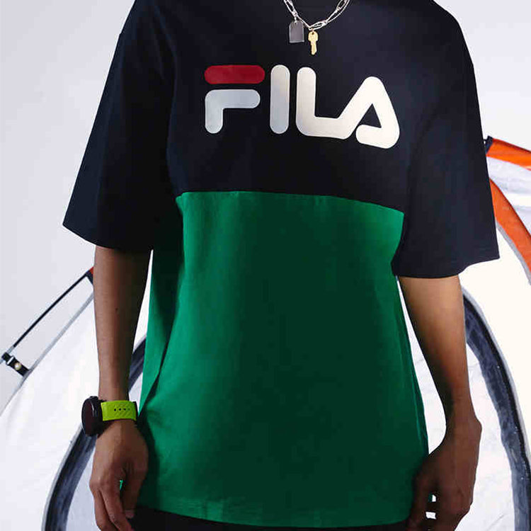 FILA FUSION Minimalistic Loose Short Sleeve Black T11M013103F-BK