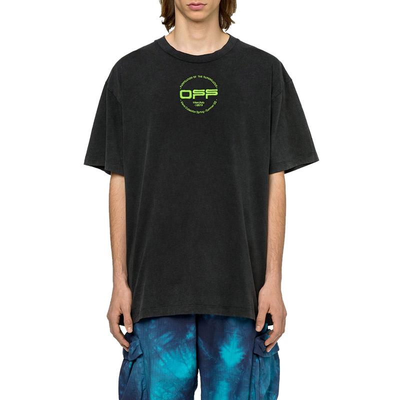 Off-White Oversized Fit Hand Black/Multicolor OMAA038R201850131088