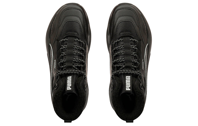 PUMA X-ray 2 Square Mid Reflective Black Mid Running Shoes 375025-01