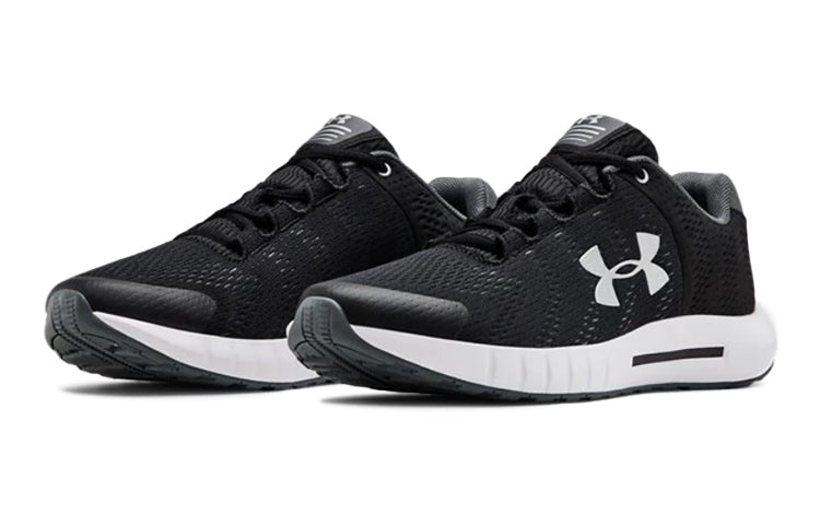 (GS) Under Armour Micro G Pursuit 'Black White' 3022092-001