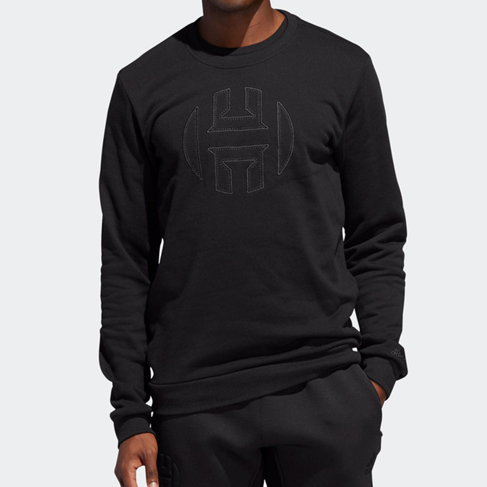 adidas HARDEN CREW Basketball Sports Pullover Black DP5708