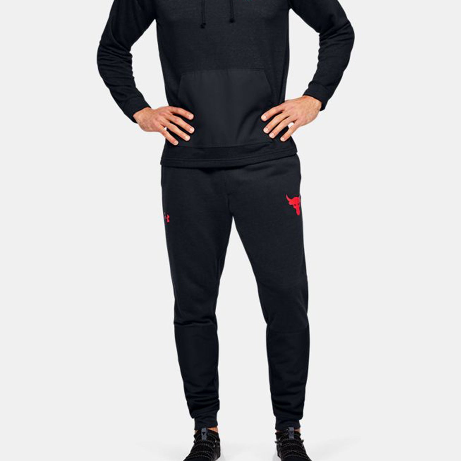 Under Armour Project Rock Terry Joggers 'Black' 1355634-001