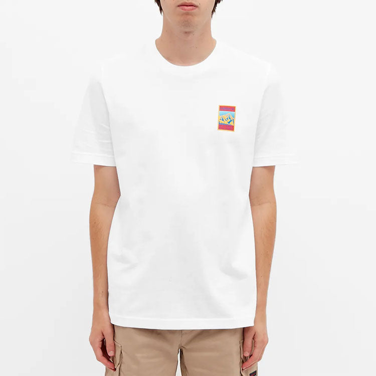 adidas originals Athleisure Casual Sports Short Sleeve White GP1117