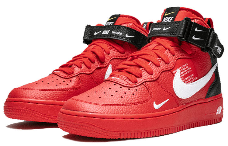(GS) Nike Air Force 1 Mid LV8 'University Red' AV3803-600