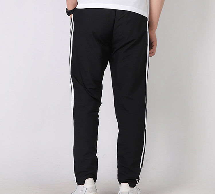 Men's adidas Knit Athleisure Casual Sports Black Long Pants/Trousers FI7164