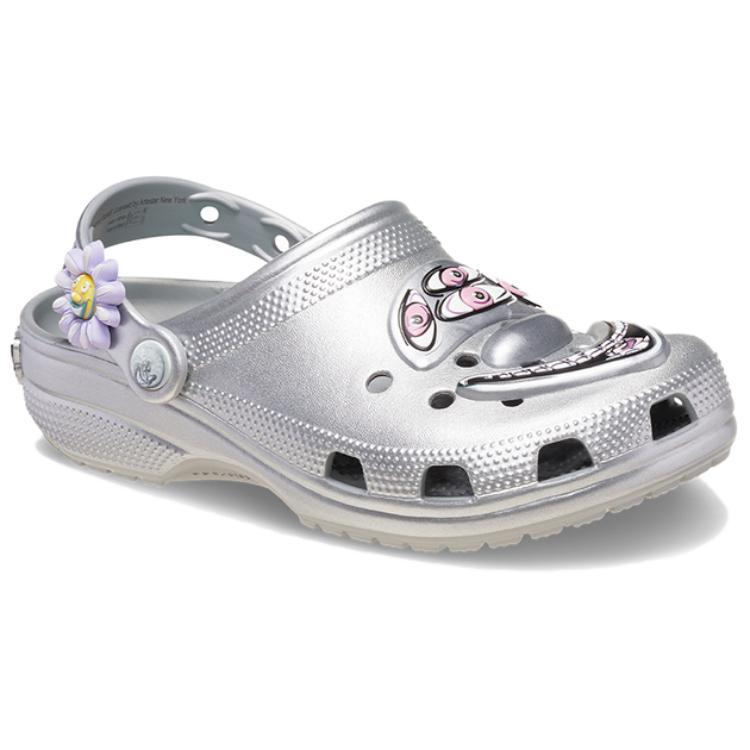 Crocs x Kenny Scharf Classic Clog 'Silver' 209487-040