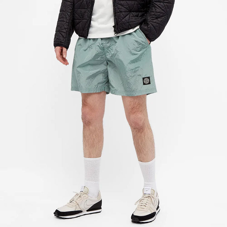 STONE ISLAND Patch Logo Swim Shorts 'Aqua' 7415B0943-V0044