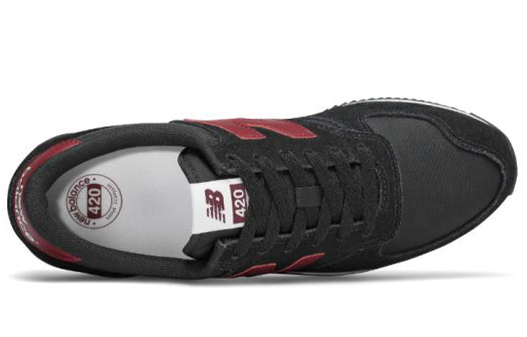 New Balance 420 Shoes Black/Red U420BLK