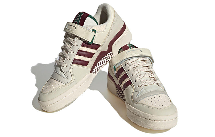 (WMNS) adidas originals Forum 84 Low 'Cream Light Grey Brown Red' H03689