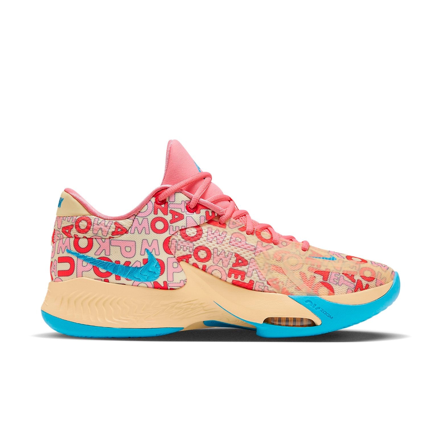 Nike Zoom Freak 4 EP 'Letter Bro Coral' FB9504-200