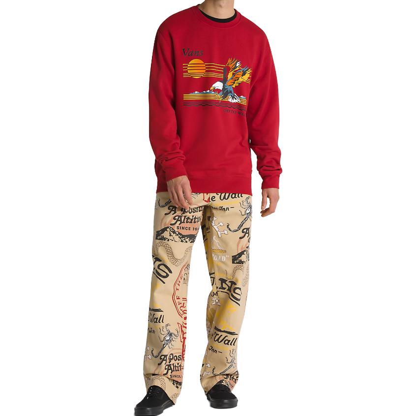 Vans Sunset Crew Sweatshirt 'Chili Pepper' VN0008H614A