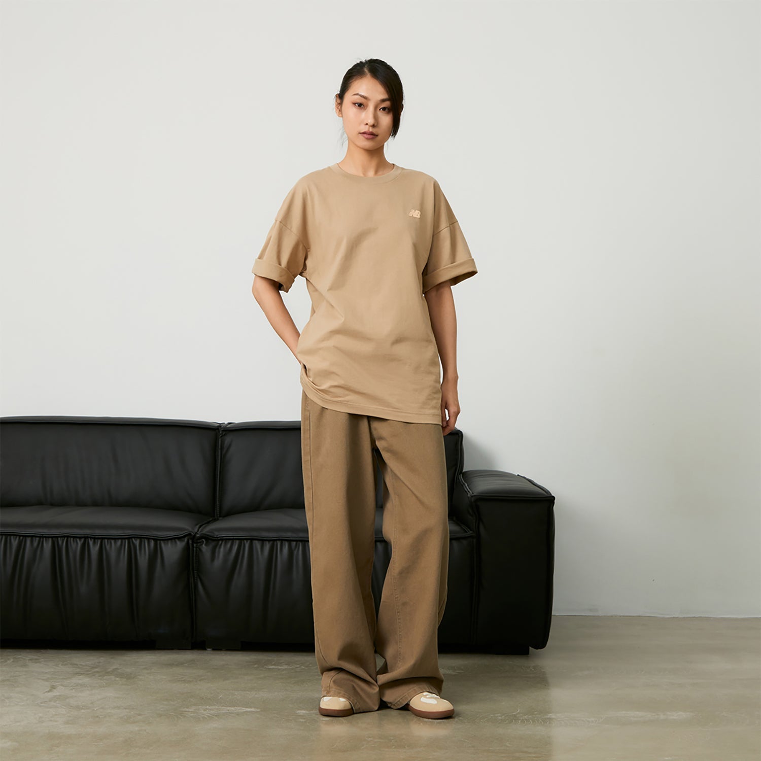 New Balance x PK Graphic T-shirt Asia Sizing 'Light Beige' NEE26181-LB