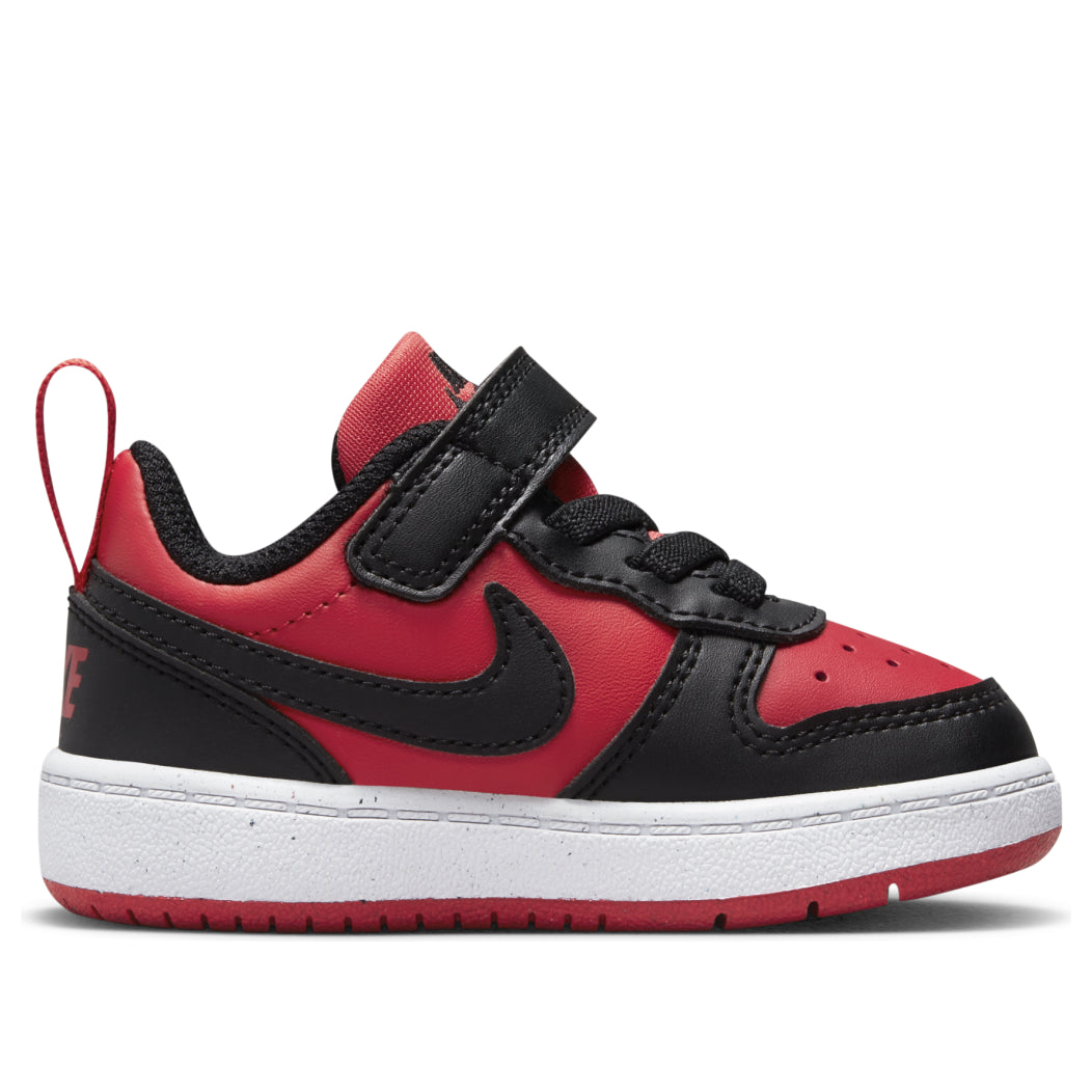 (TD) Nike Court Borough Low Recraft 'Black University Red' DV5458-600