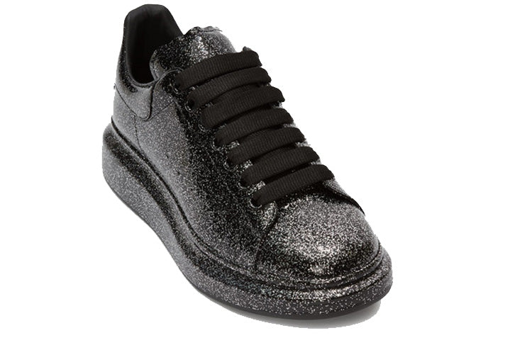 Alexander McQueen Oversized Sneaker Glitter 'Black' 575410WHWI01000