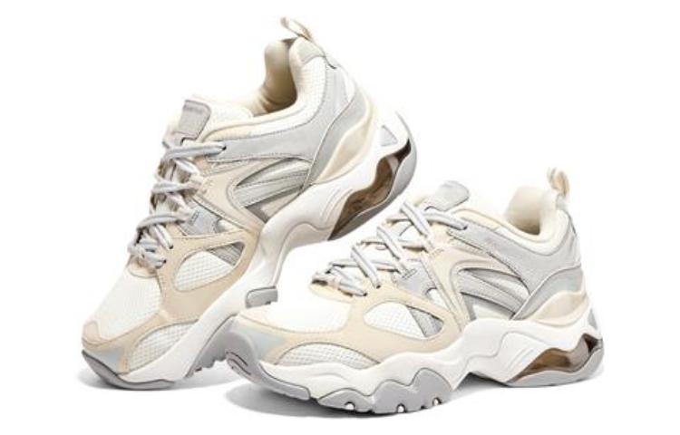 Skechers DLites 3.0 Air Sneakers 'White Grey Beige' 896150-NTGY