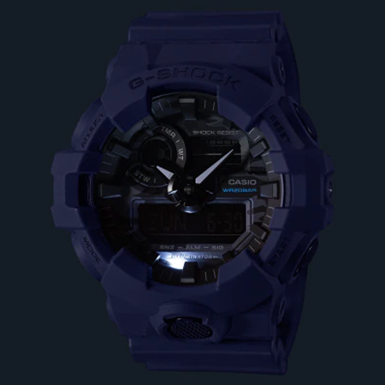 CASIO G-Shock Analog-Digital 'Blue' GA-700CA-2A