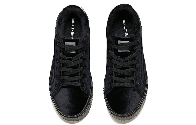 (WMNS) ANTA Skateboarding Series Sneakers 'Black' 12948081-3