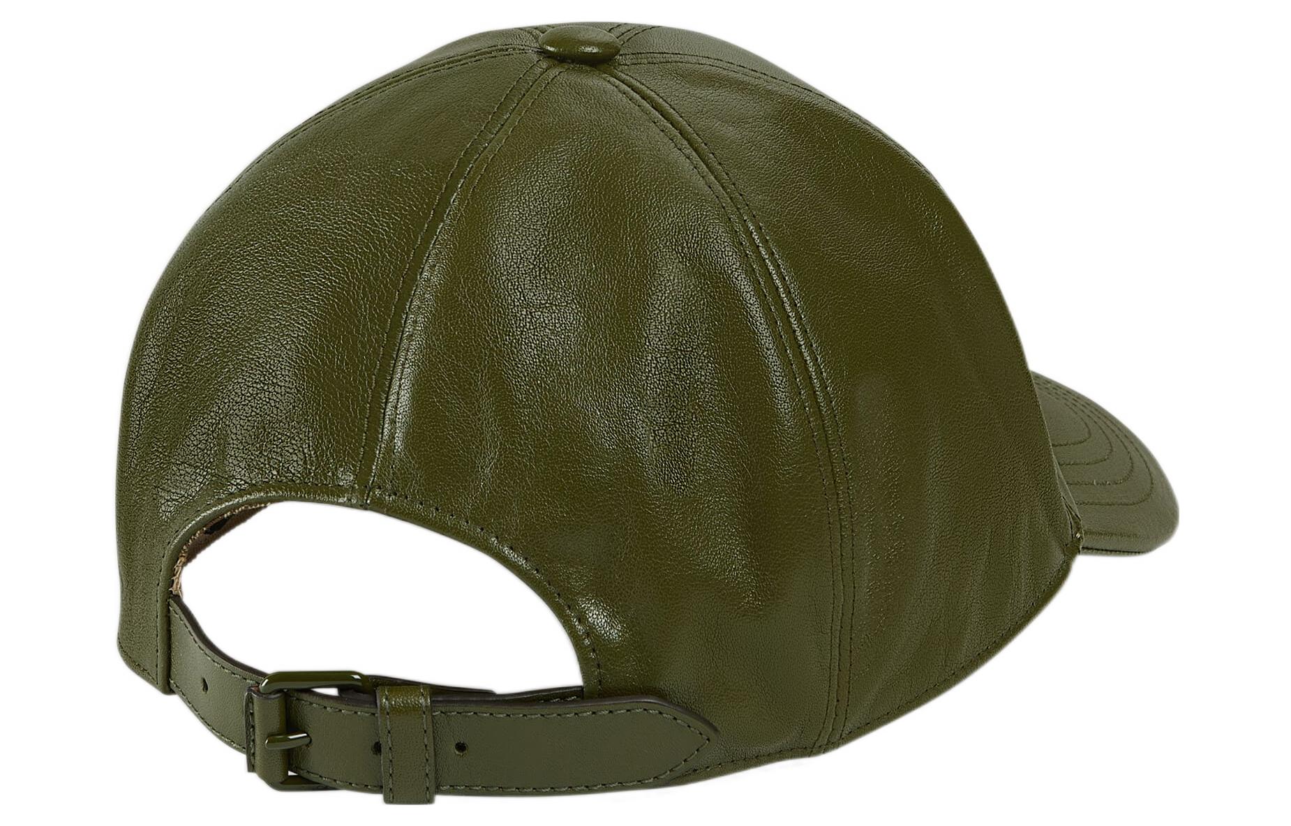 Gucci Leather Baseball Hat 727238-4HAU4-3300