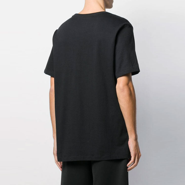 Men's Nike Printing Round Neck Pullover Short Sleeve Black T-Shirt CI6266-010