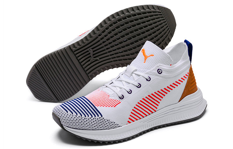 PUMA Avid Nu Knit Sneakers White/Red 369341-04